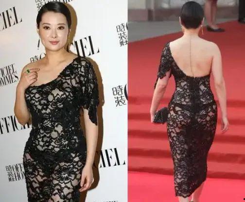 袁立穿丝袜图,时尚感十足